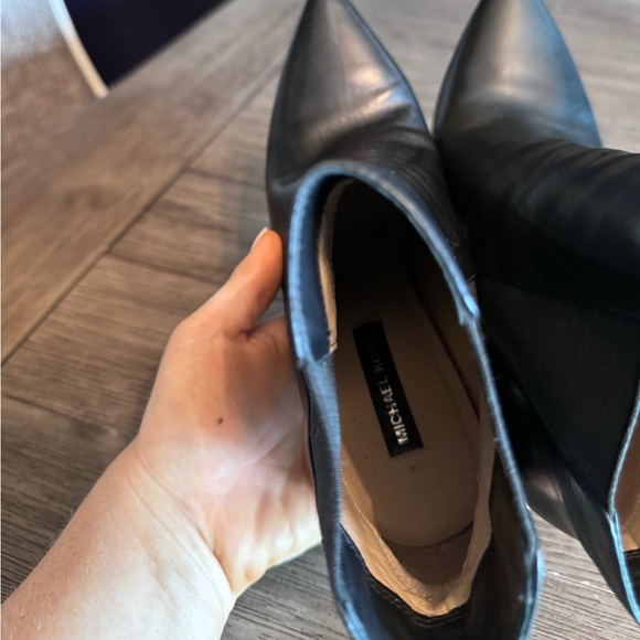 Michael Kors Collection Black Leather Pump Bootie - Picture 5 of 6